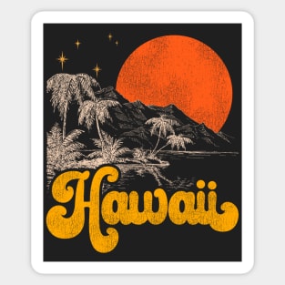 Vintage State of Hawaii Mid Century Distressed Aesthetic Sticker